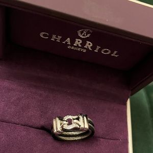 Authentic CHARRIOL cable ring. New in original packaging.